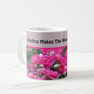 Special Grandma Beautiful Garden Bloom Pink Flower Coffee Mug