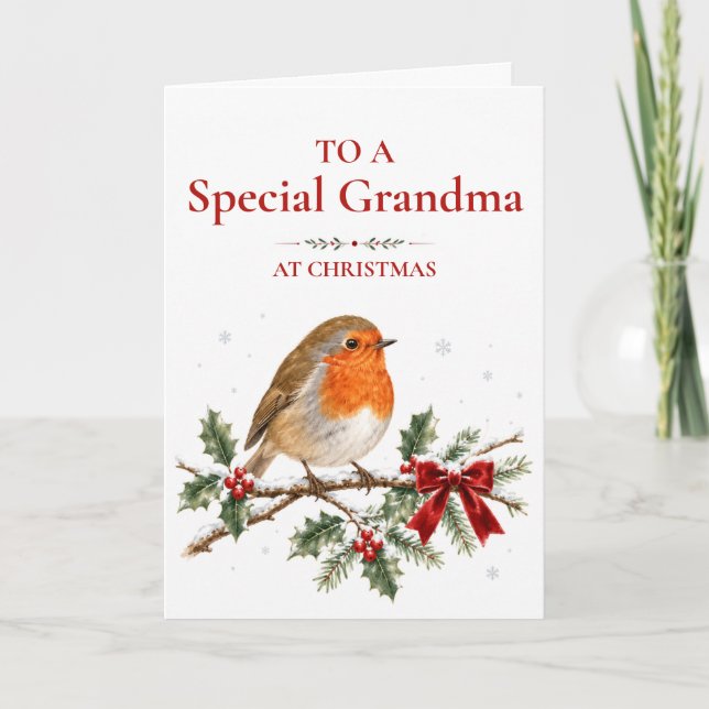 Special Grandma Christmas Card (Front)