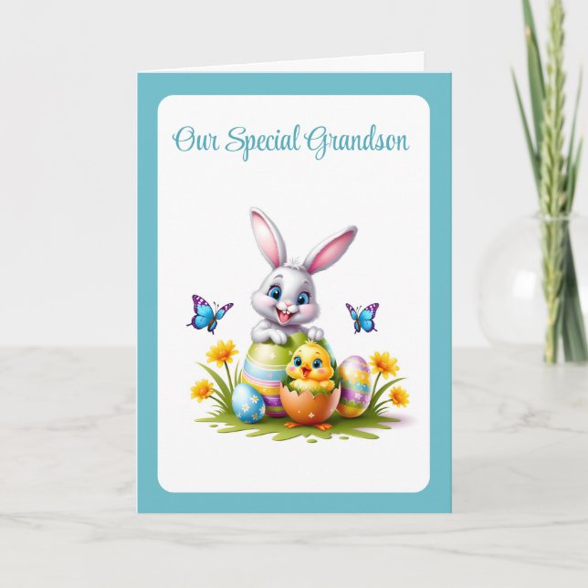Special Grandson Easter Card (Front)