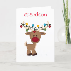 **SPECIAL GRANDSON** MERRY CHRISTMAS HOLIDAY CARD