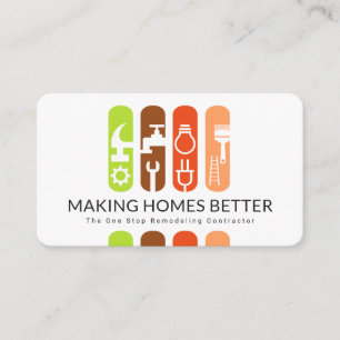 Special Handyman Tools Banner Business Card