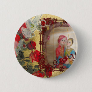 special Happy Valentine lovers to be 6 Cm Round Badge