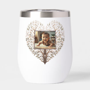 Special Heart Add Photos Water Bottle