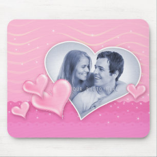 Special Hearts Photo Template Mouse Mat