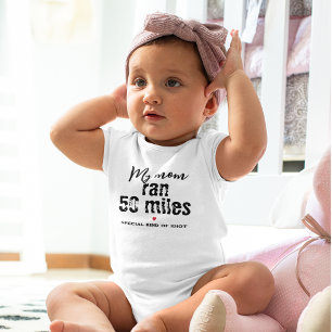Special Idiot Ultramarathon Running Funny Baby Bodysuit