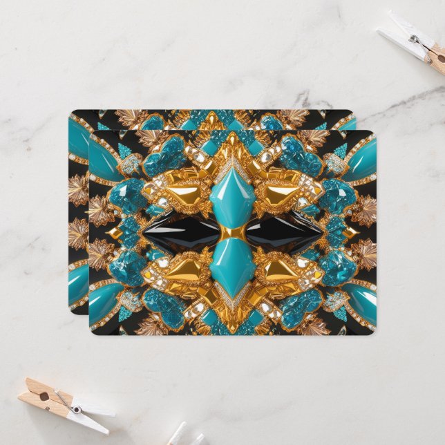 Special invitations with Bahamas Design  (Front/Back In Situ)