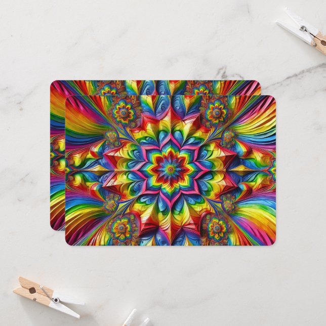 Special invitations with LGBTQ Design  (Front/Back In Situ)