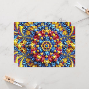 Special invitations with Romanian Colours Design 