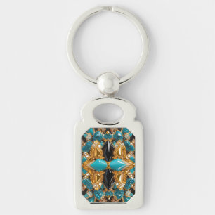 Special keychain with Bahamas Colours Design