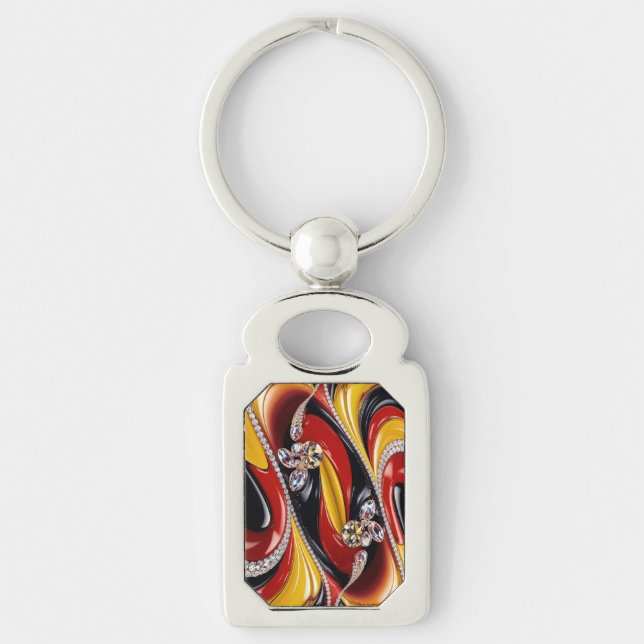 Special keychain with Belgian Colours Design (Front)