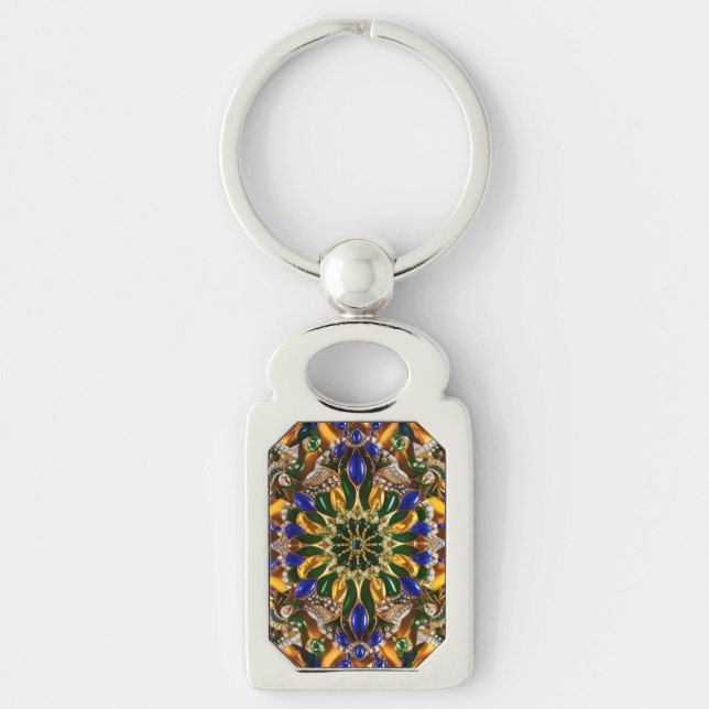 Special keychain with Brazil Colours Design (Front)