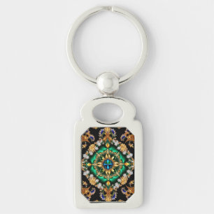 Special keychain with Brazilian Colours Design