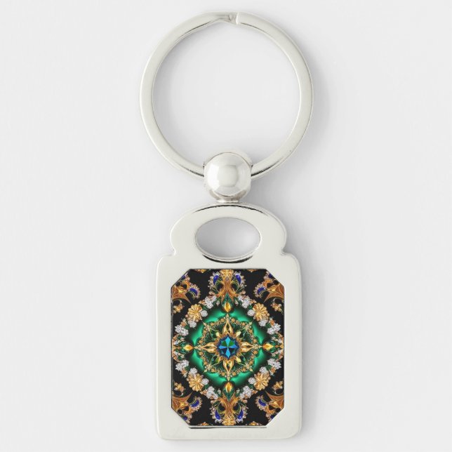 Special keychain with Brazilian Colours Design (Front)