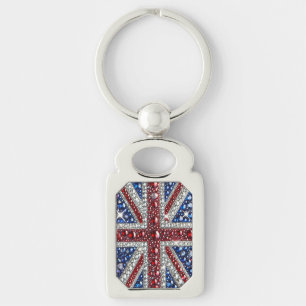 Special keychain with British Colours Design