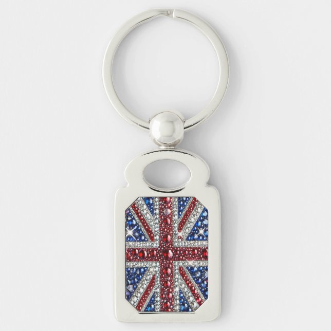 Special keychain with British Colours Design (Front)