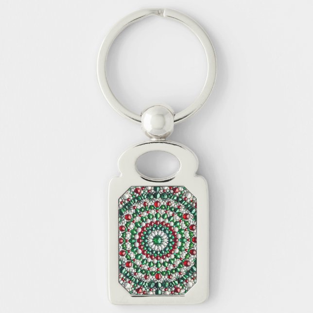 Special keychain with Italian Colours Design (Front)