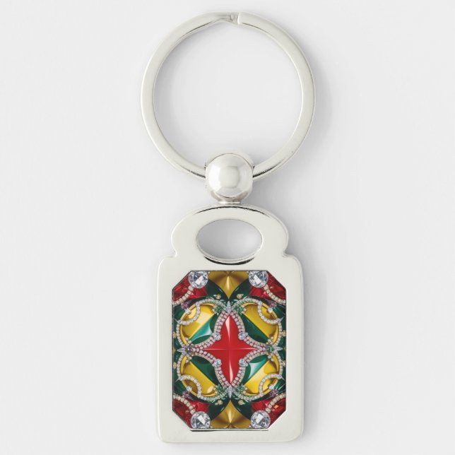 Special keychain with Los Angeles Colours Design (Front)