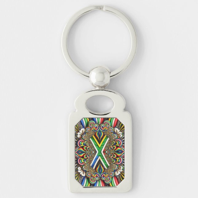 Special keychain with South African Colours Design (Front)