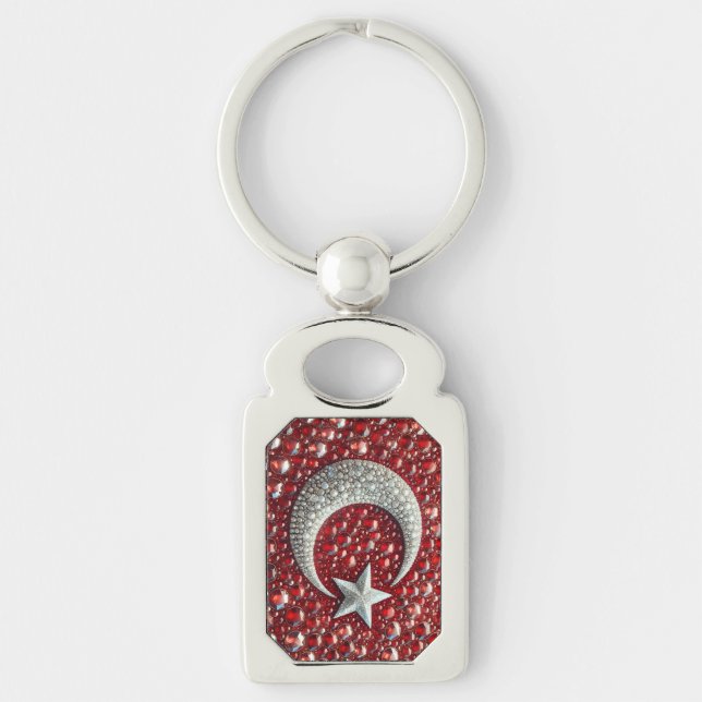 Special keychain with Turkish Colours Design (Front)