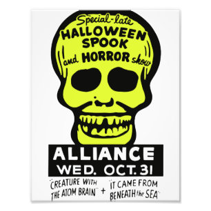 Special Late Spook and Horror Show Photo Print