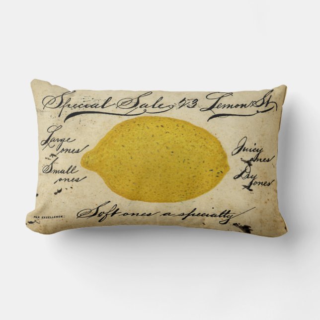 Special Lemons -1897 Lumbar Cushion (Front)