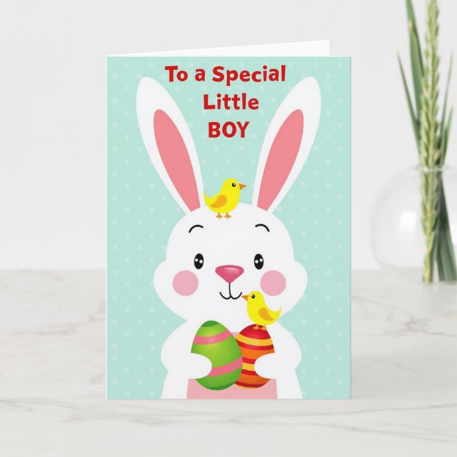 Special Little Boy Card (Front)