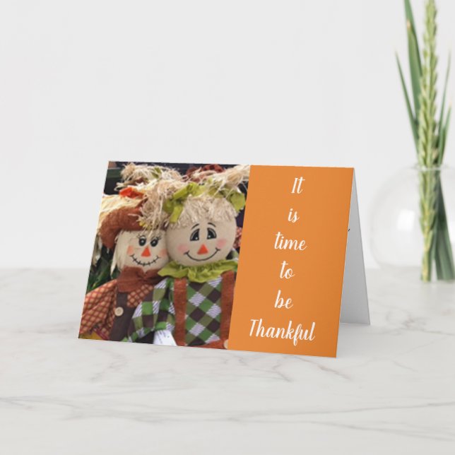 SPECIAL LITTLE BOY''S THANKSGIVING HOLIDAY CARD (Front)