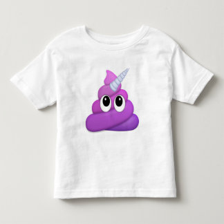 Special Little Unicorn Poop Emoji Toddler T-Shirt