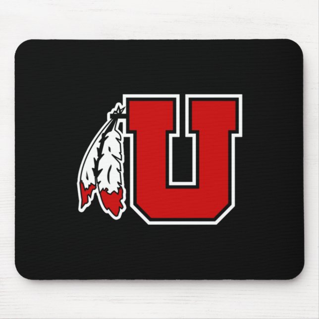 Special Logo Utah Utes Sticker  Mouse Mat (Front)