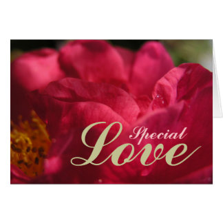 Special Love Flower Card