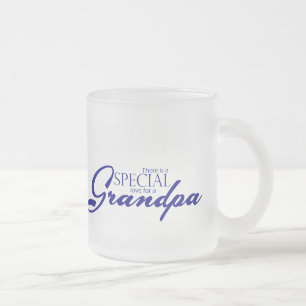 Special Love For Grandpa Frosted Glass Coffee Mug