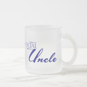 Special Love For Uncle Frosted Glass Coffee Mug