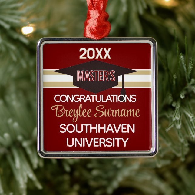 Special! Master Degree  Metal Tree Decoration (Tree)