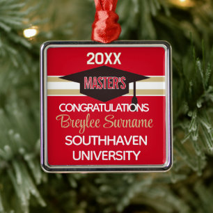 Special! Master Degree Metal Tree Decoration