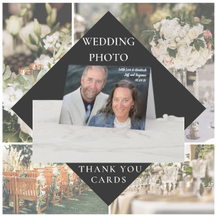Special Message Hand Lettering Wedding Thank You Card