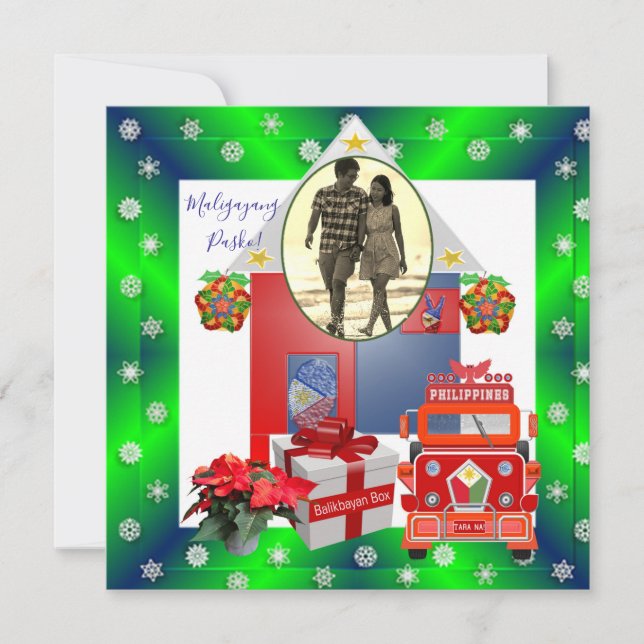 Special Moment, Philippine Culture Christmas Card (Front)