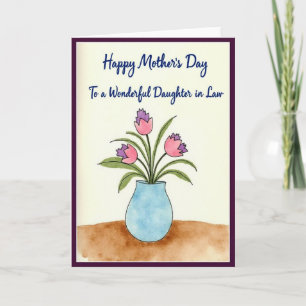 Special Mothers Day Flower Card