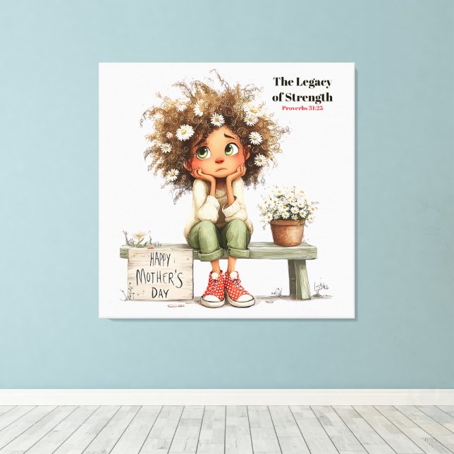 Special Mum (Keepsake) Canvas Print (Insitu(Wood Floor))