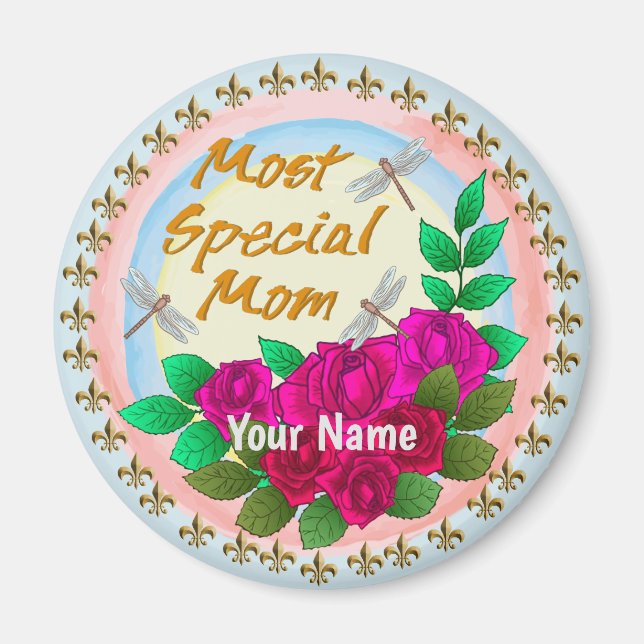 Special Mum Roses  magnet (Front)