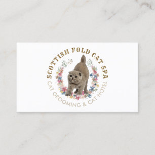 Special Needs Cat Care Support Business Card