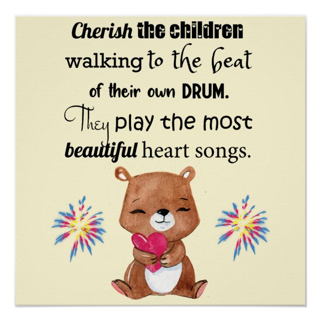 Special Needs Kids Inspirational, Heart Songs Poster (Front)