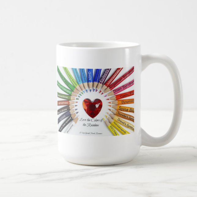 Special Needs Love the Colours Mug (Right)