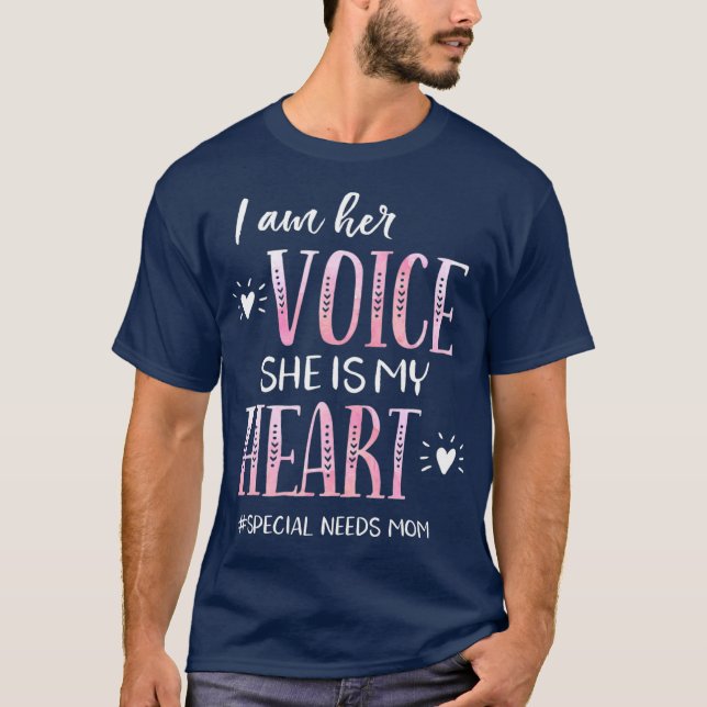 Special Needs Mum Apparel Autism ADHD Down CP T-Shirt (Front)
