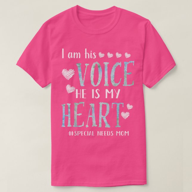 Special Needs Mum Apparel Autism Awareness ADHD  T-Shirt (Design Front)