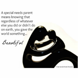 Special Needs Parent Sculpture Standing Photo Sculpture