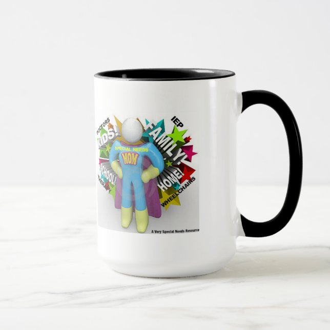 Special Needs Supermom Mug (Right)
