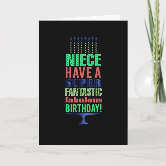 ****SPECIAL NIECE AND YOUNG LADY'S**** BIRTHDAY CARD (Front)