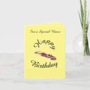 Special Niece Birthday Card : Music Of Love