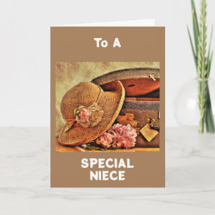 "SPECIAL NIECE" ON YOUR "BIRTHDAY" CARD
