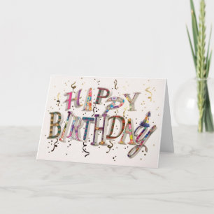 "SPECIAL NIECE" ON YOUR BIRTHDAY CARD